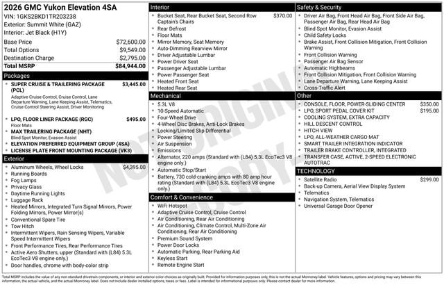 2026 GMC Yukon Elevation - Photo 11