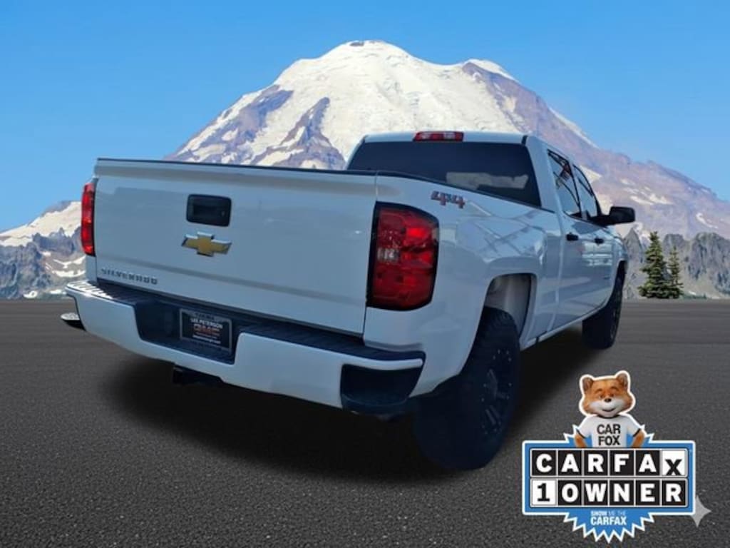 Used 2018 Chevrolet Silverado 1500 Custom Truck Crew Cab