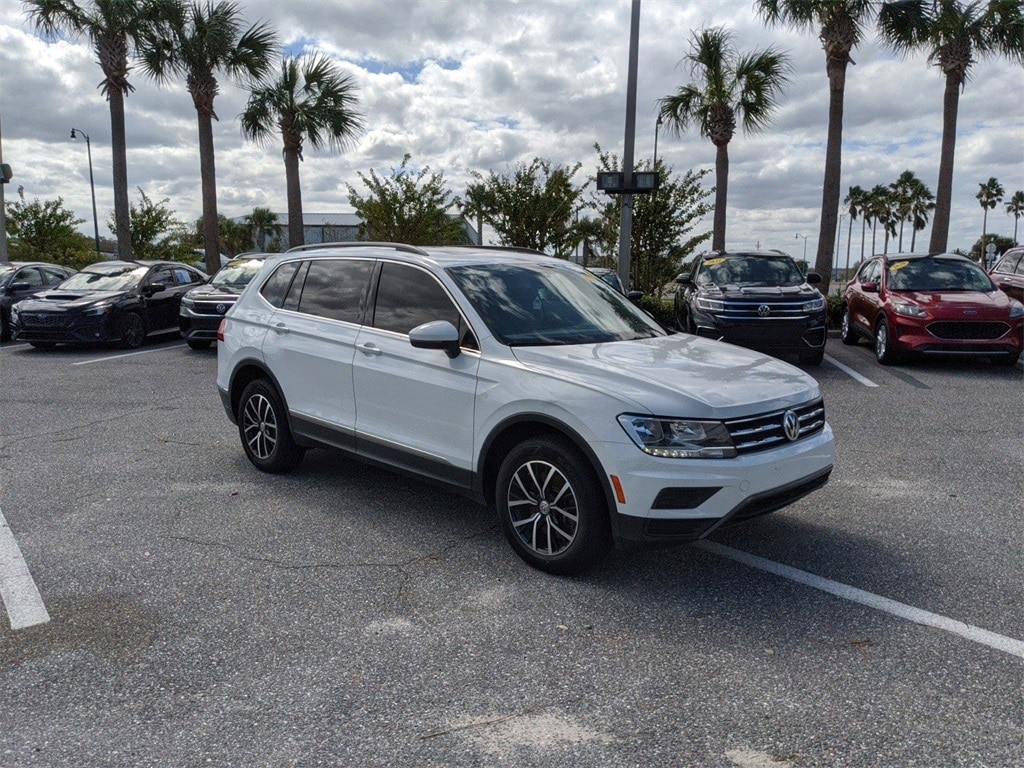 Used 2021 Volkswagen Tiguan SE with VIN 3VV3B7AX6MM107103 for sale in Leesburg, FL