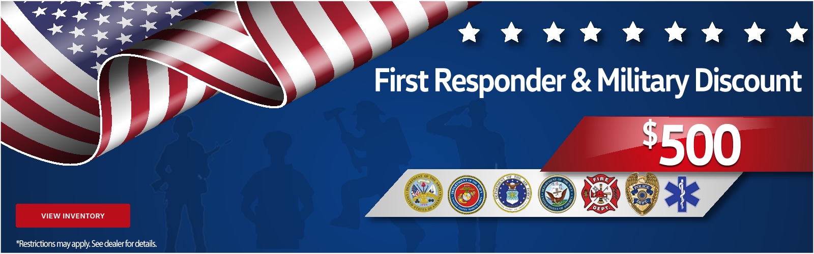 Military and First Responders Discount in Leesburg