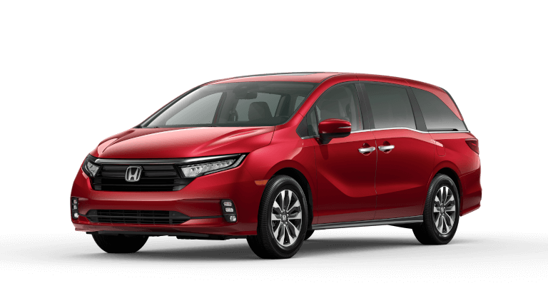 2023 Honda Odyssey EX-L in Radiant Red Metallic exterior