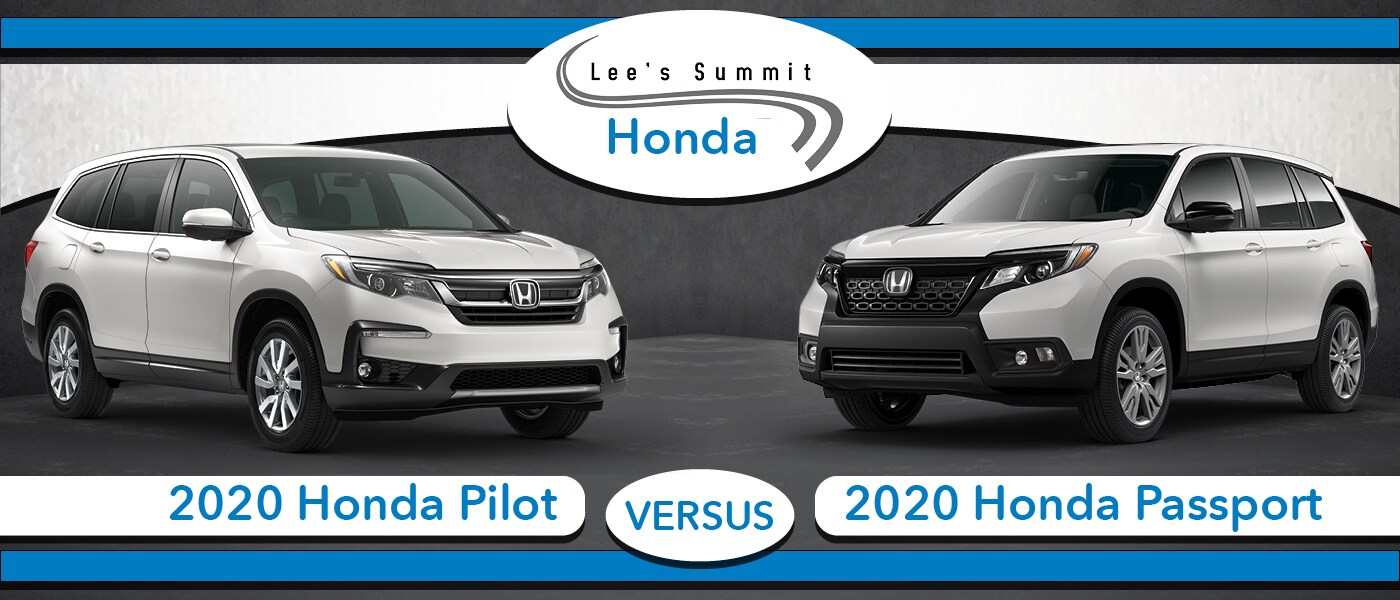 2020 Honda Pilot vs. 2020 Honda Passport