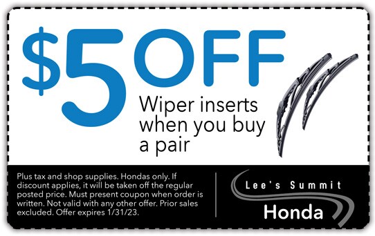 Wiper Insert Special  | Lee's Summit Honda