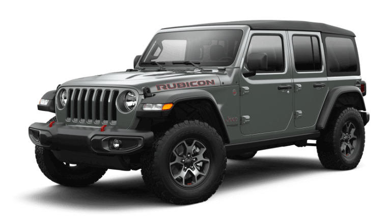2023 Jeep Wrangler Rubicon in Sting Gray exterior