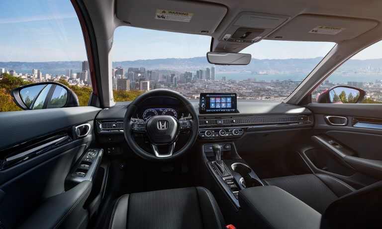 2022 Honda Civic interior front row view