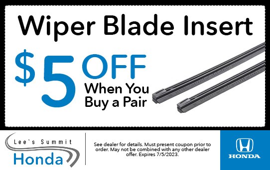 Wiper Blade Insert Special | Lee's Summit Honda
