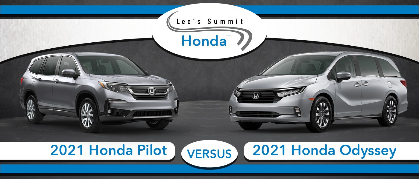 2021 Honda Pilot vs. Odyssey