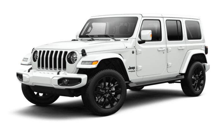 2023 Jeep Wrangler High Altitude in Bright White exterior