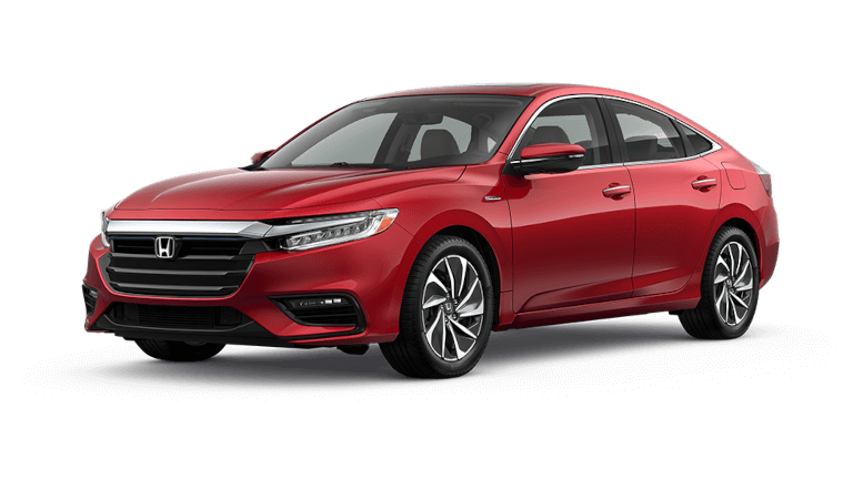 2022 Honda Insight Touring in Radiant Red exterior
