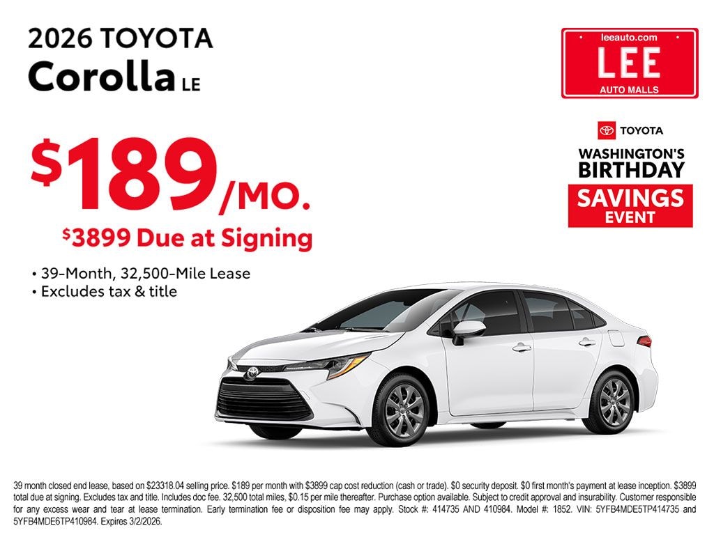 New 2026 Toyota Corolla XSE Sedan