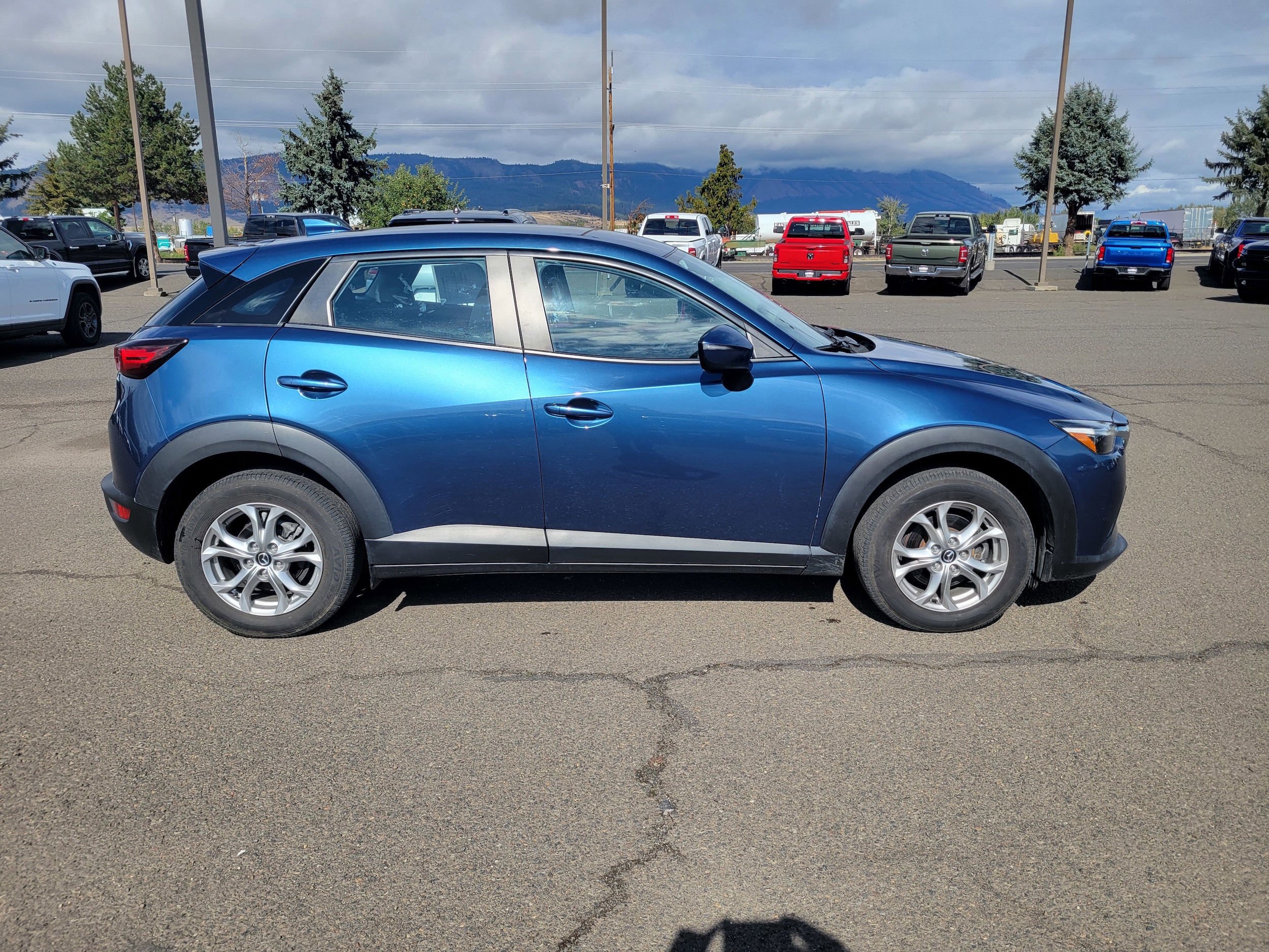 Used 2021 Mazda CX-3 Sport with VIN JM1DKFB7XM1505990 for sale in Island City, OR