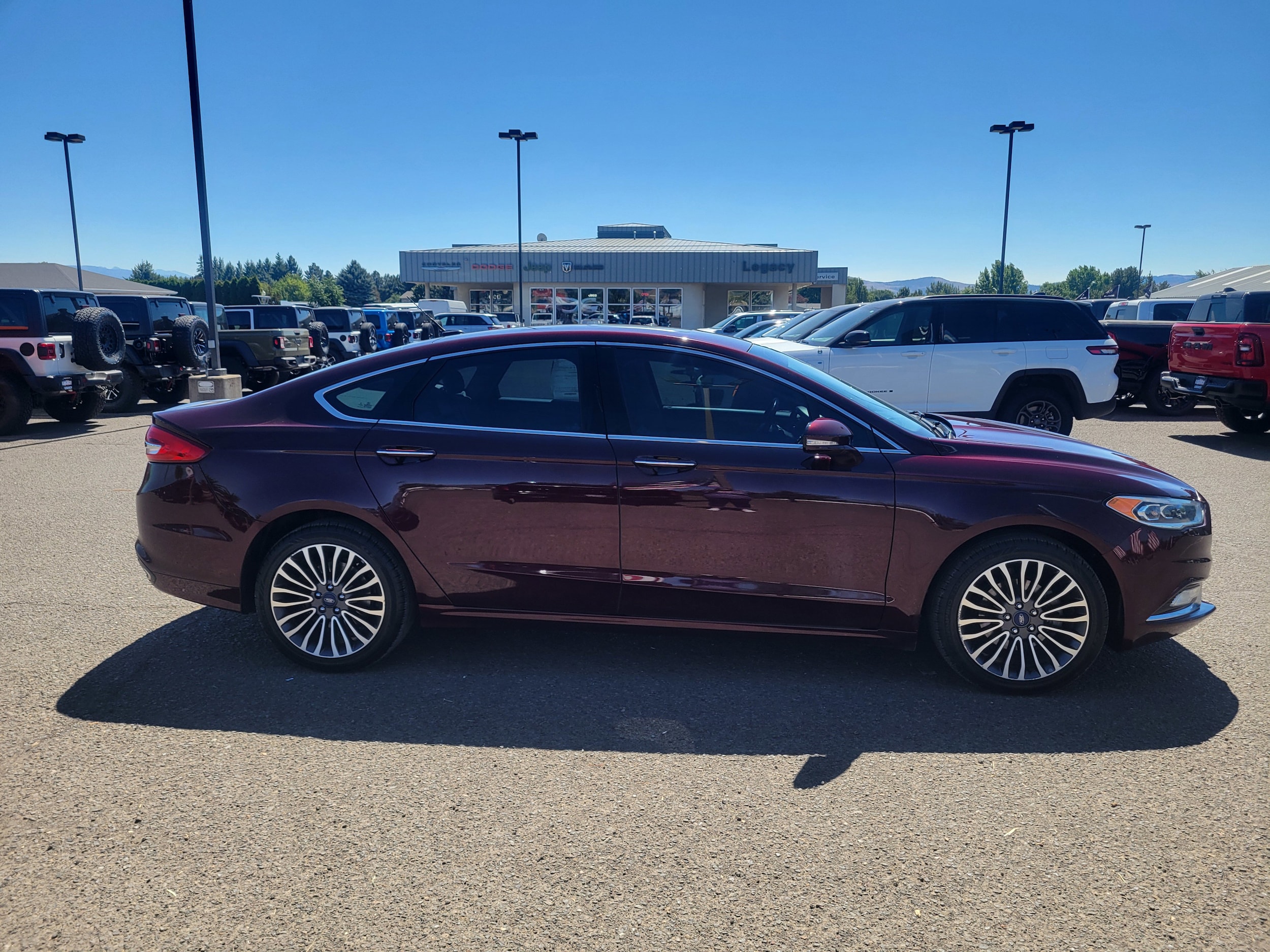 Used 2017 Ford Fusion SE with VIN 3FA6P0T97HR248344 for sale in Island City, OR