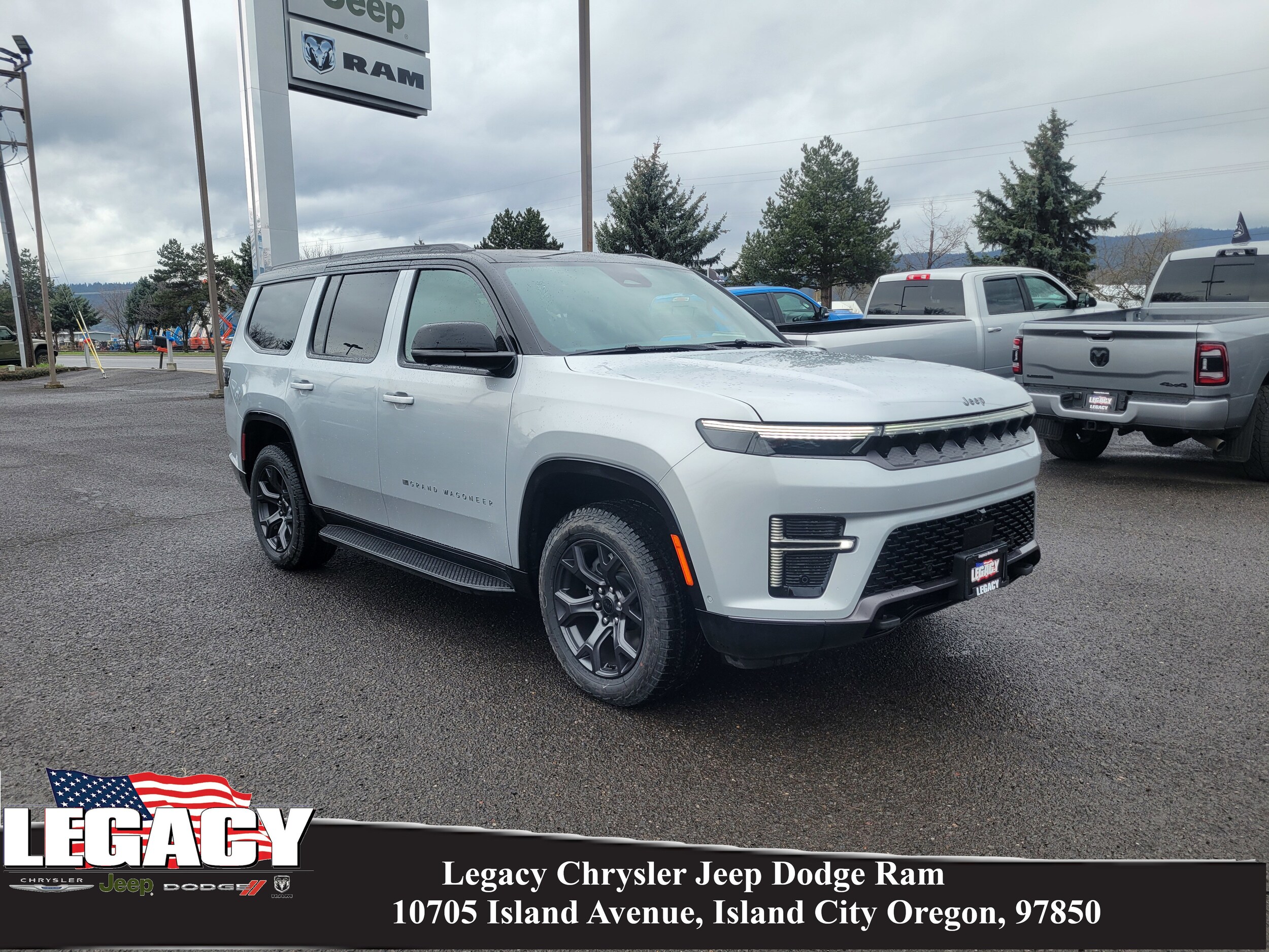 Silver Zynith 2026 Jeep Grand Wagoneer Upland 4WD SUV / Crossover Four-Wheel Drive 8-Speed Automatic