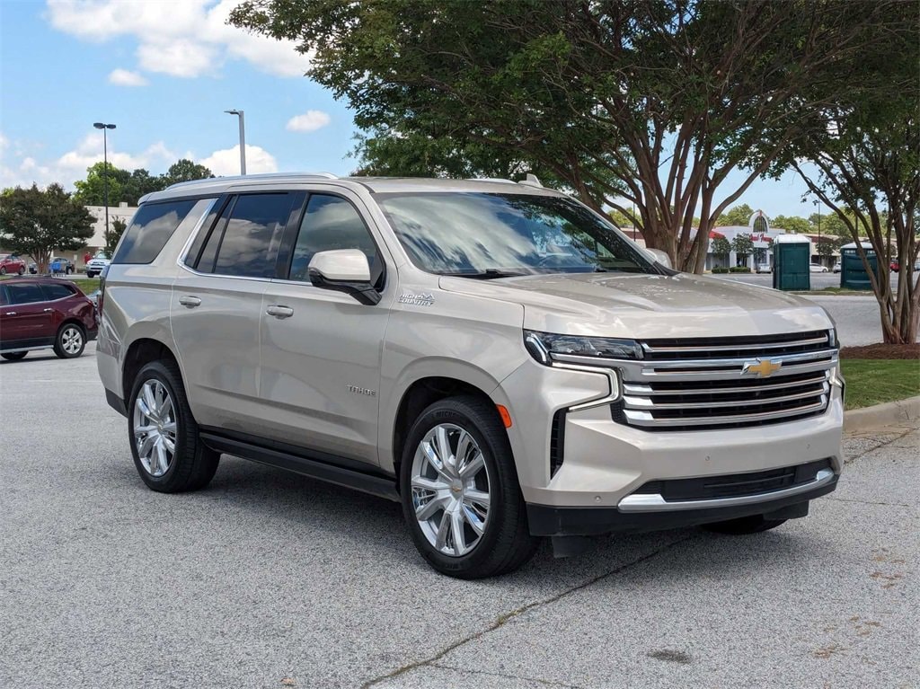 Used 2021 Chevrolet Tahoe High Country with VIN 1GNSKTKL5MR213076 for sale in Greenwood, SC