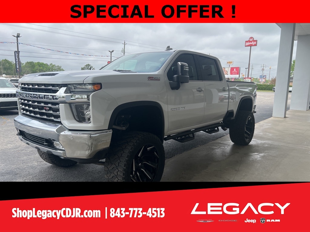 Used 2021 Chevrolet Silverado 2500HD LTZ with VIN 1GC4YPEY1MF203516 for sale in Florence, SC