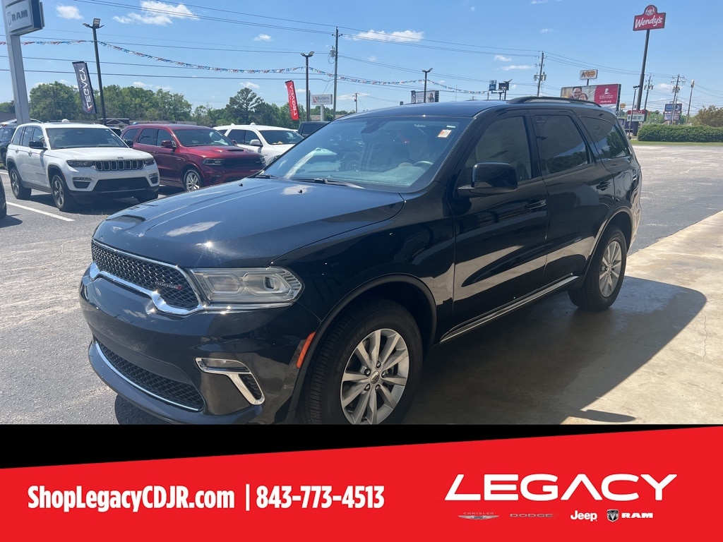Certified 2022 Dodge Durango SXT with VIN 1C4RDJAGXNC160745 for sale in Florence, SC