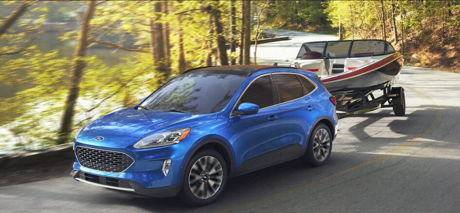 2021 Ford Escape Towing Boat