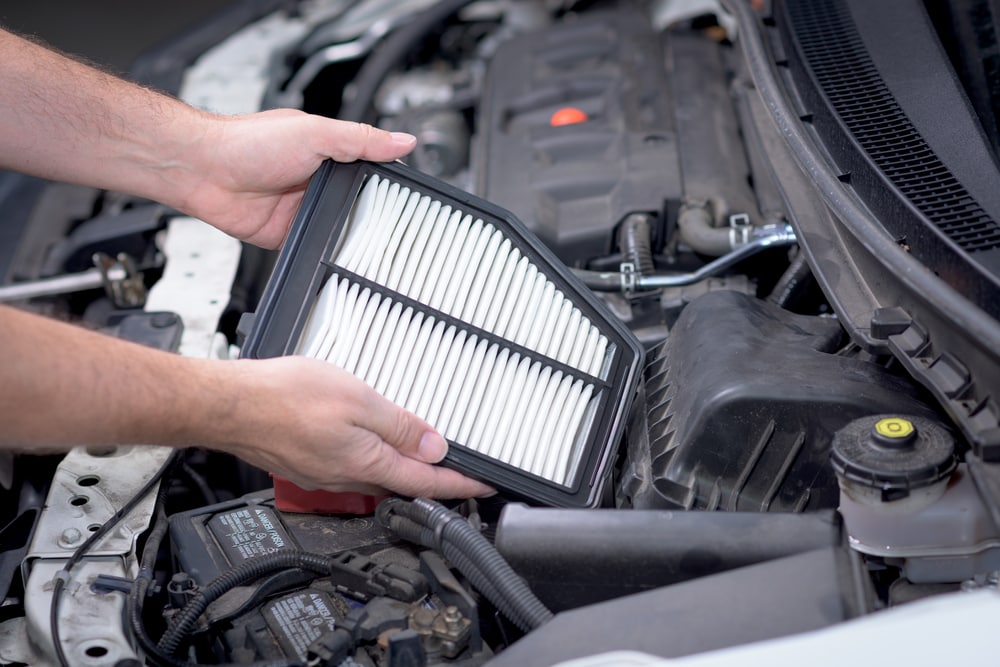 Replacing Air Filter in vehicle