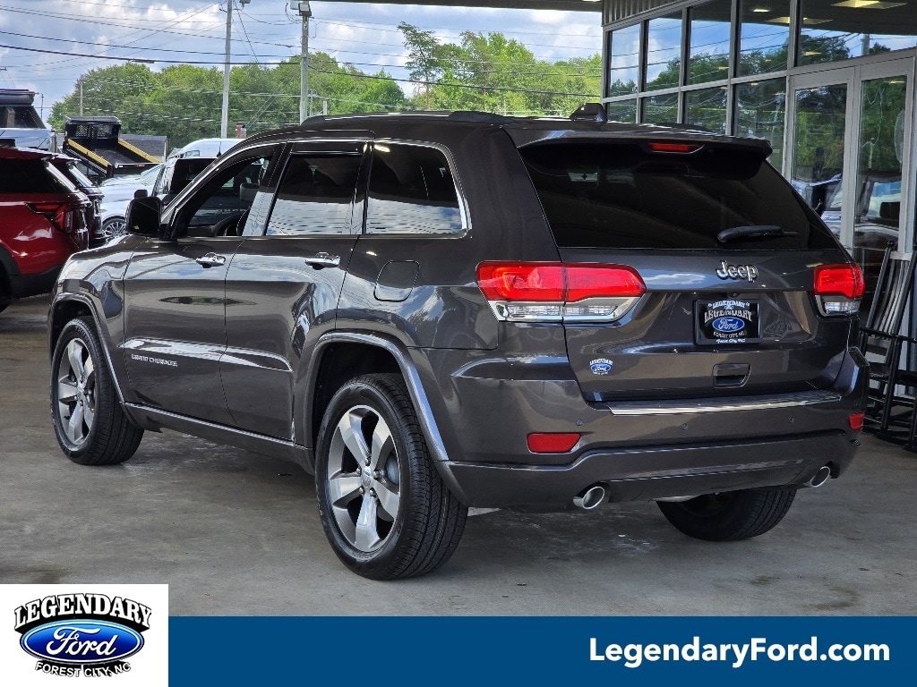 Used 2015 Jeep Grand Cherokee Overland with VIN 1C4RJECG3FC836466 for sale in Forest City, NC