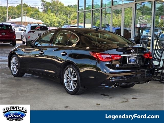 Used 2019 INFINITI Q50 LUXE with VIN JN1EV7AP8KM543638 for sale in Forest City, NC