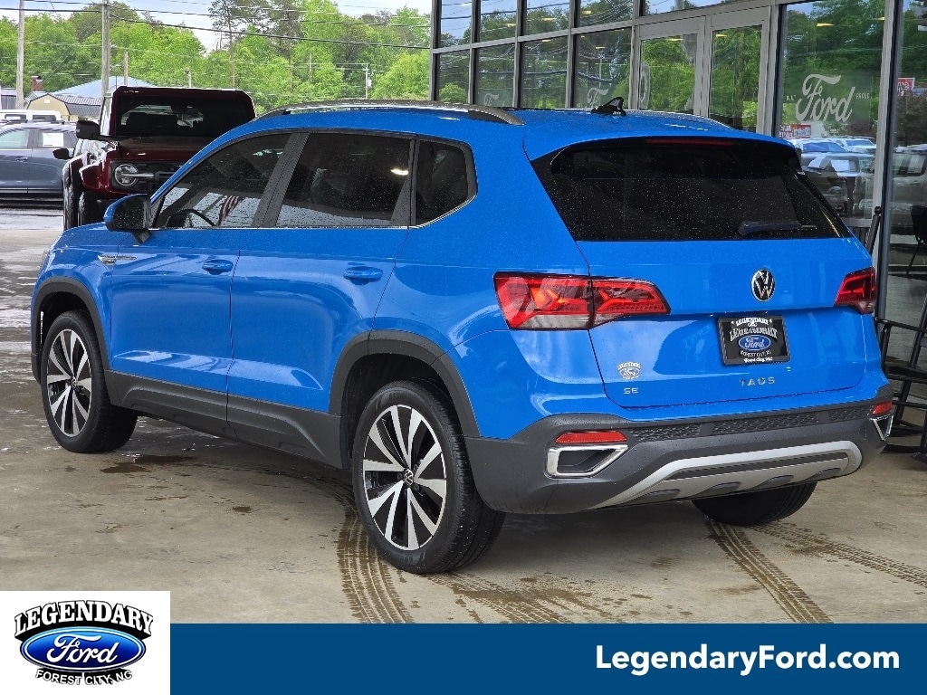 Used 2023 Volkswagen Taos SE with VIN 3VVEX7B22PM322768 for sale in Forest City, NC