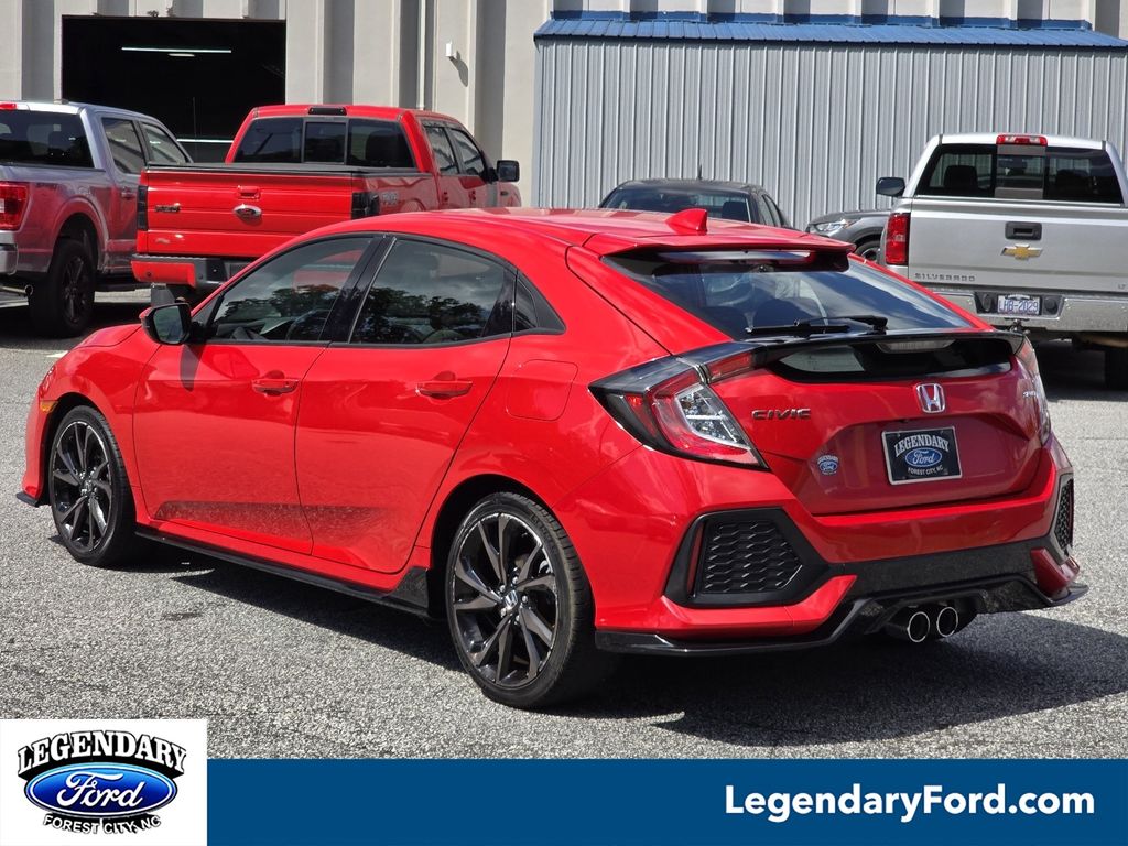 Used 2018 Honda Civic Hatchback Sport with VIN SHHFK7H47JU426158 for sale in Forest City, NC