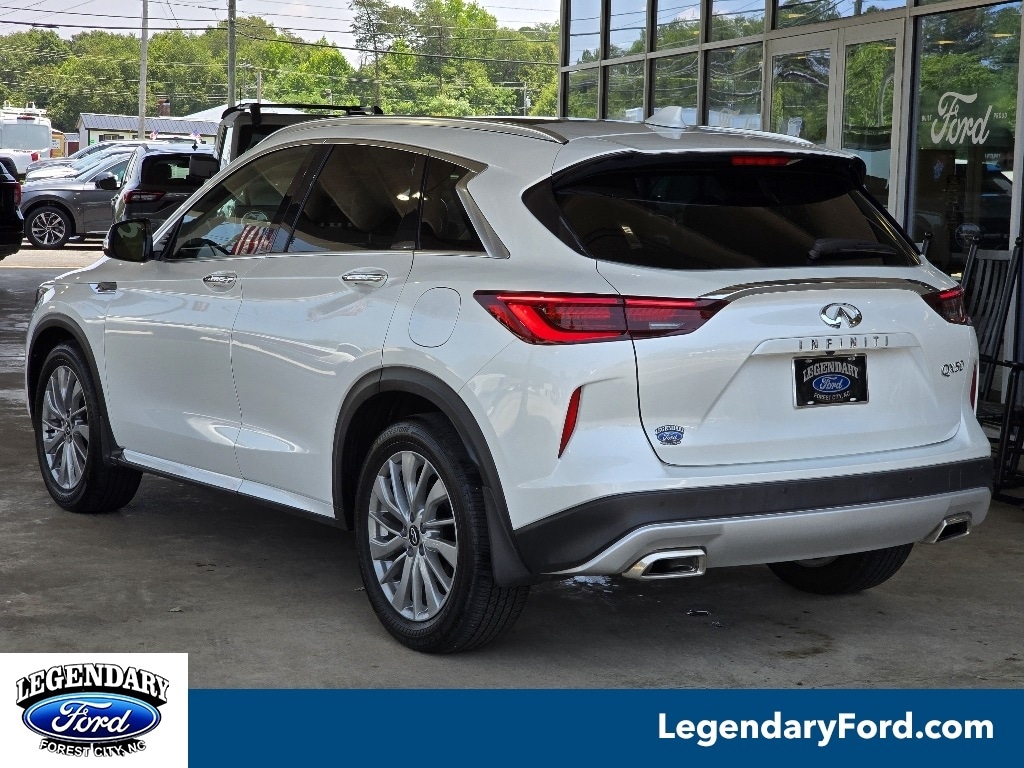 Used 2024 INFINITI QX50 Luxe with VIN 3PCAJ5BA7RF101989 for sale in Forest City, NC