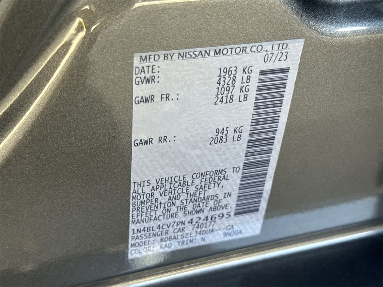 Thumbnail: 2023 Nissan Altima - 29