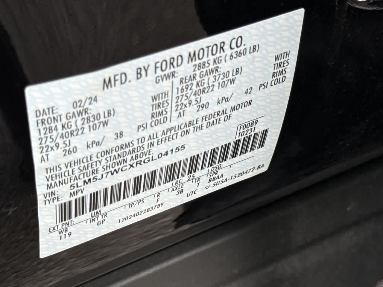 Thumbnail: 2024 Lincoln Aviator - 29