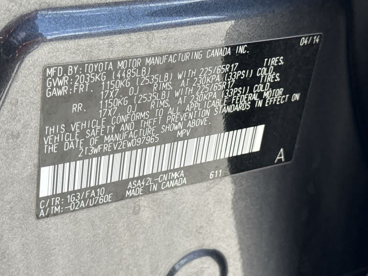2014 Toyota RAV4 XLE 29