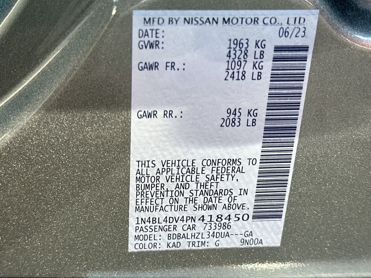 Thumbnail: 2023 Nissan Altima - 29