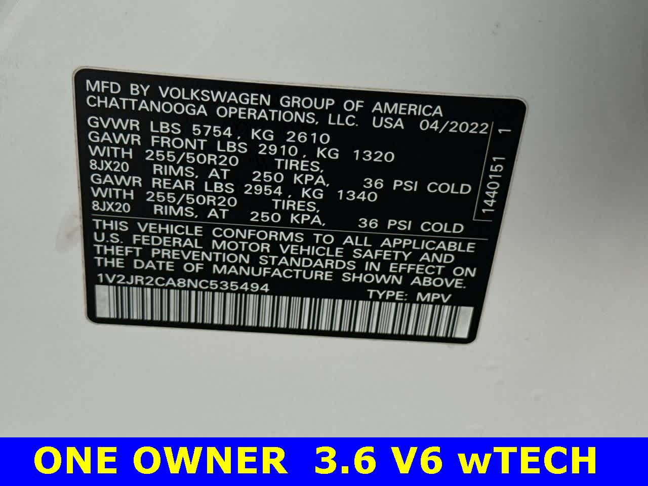 Thumbnail: 2022 Volkswagen Atlas - 29