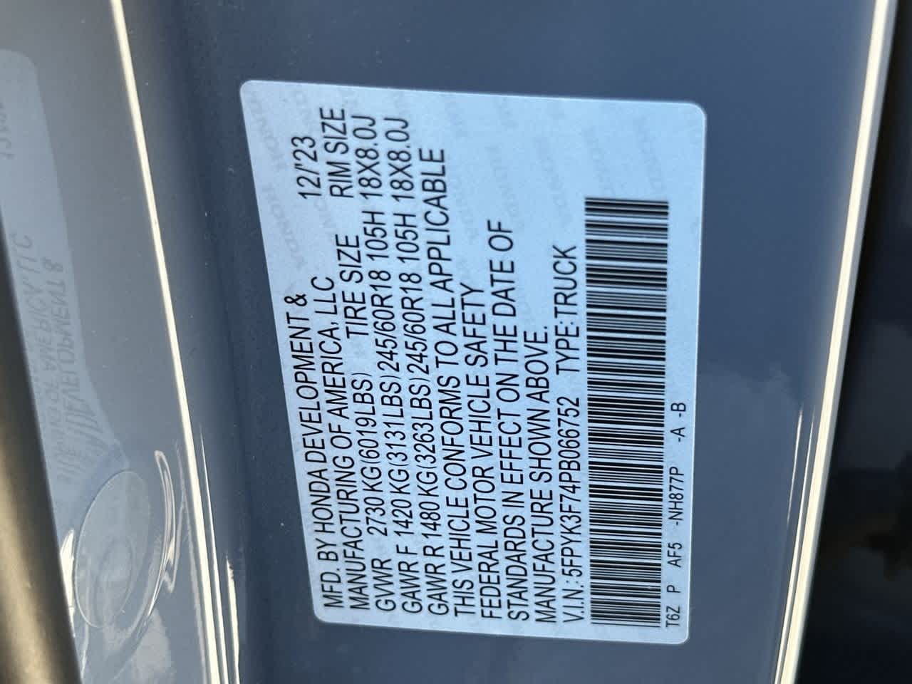 Thumbnail: 2023 Honda Ridgeline - 29