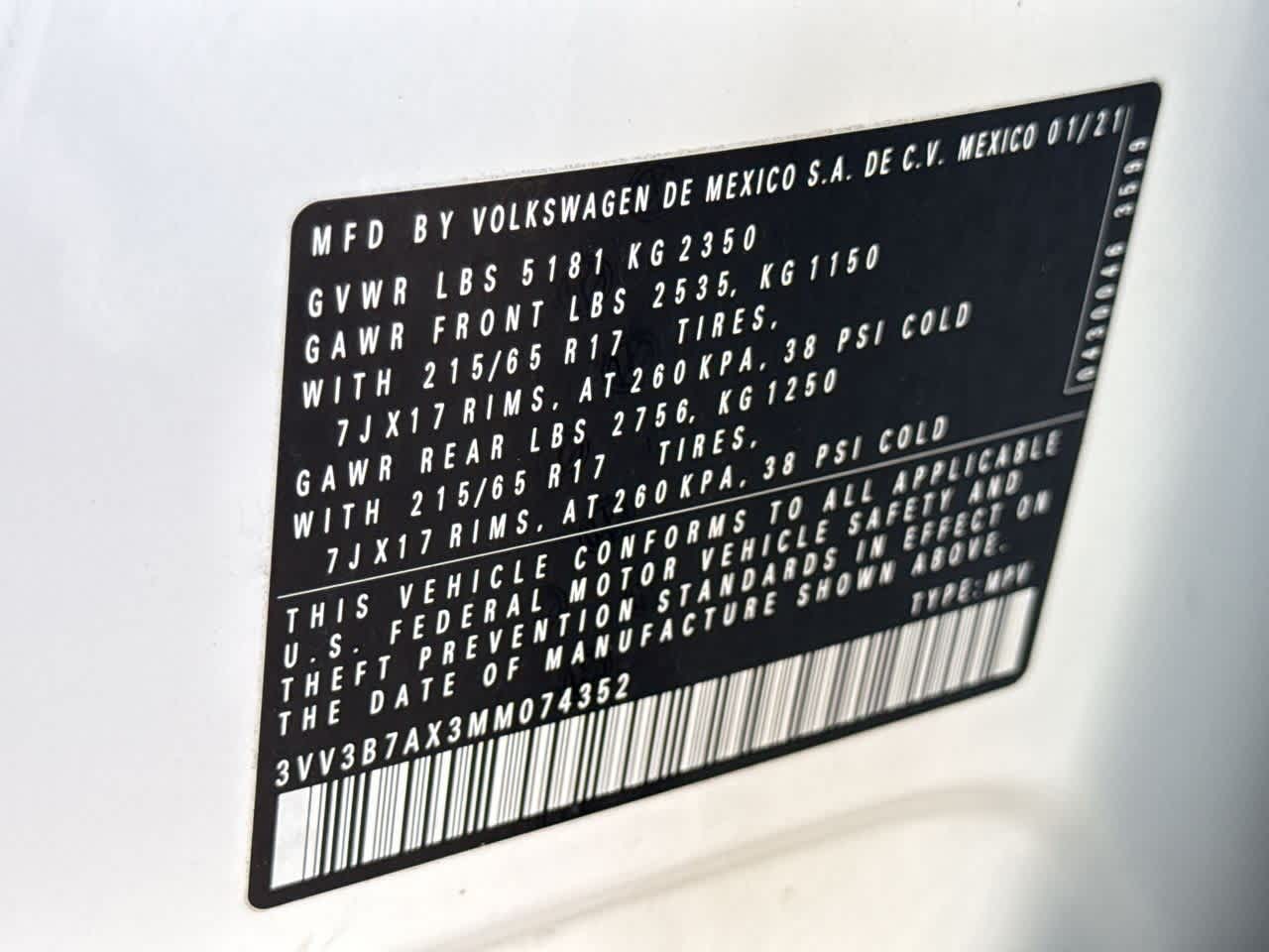 Thumbnail: 2021 Volkswagen Tiguan - 29