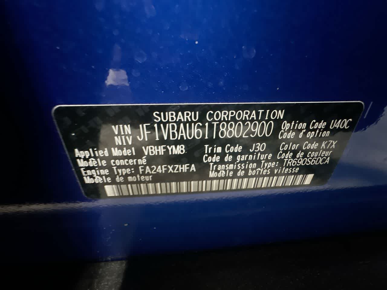 Thumbnail: 2026 Subaru WRX - 29