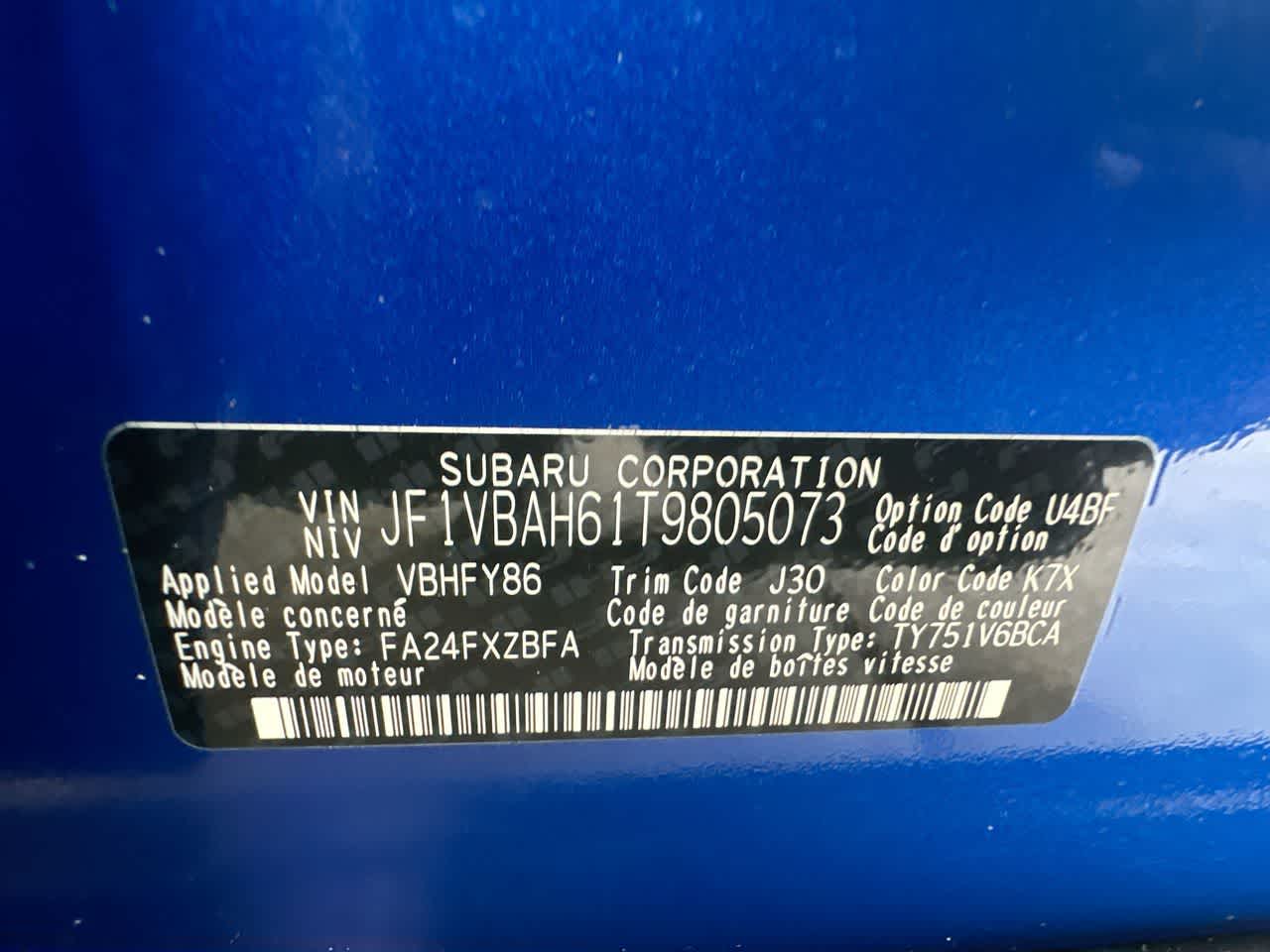 Thumbnail: 2026 Subaru WRX - 29