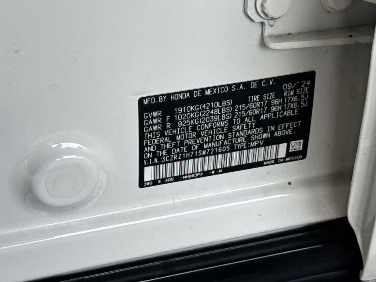 Thumbnail: 2025 Honda HR-V - 29