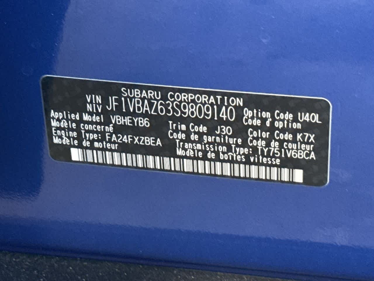 Thumbnail: 2025 Subaru WRX - 29