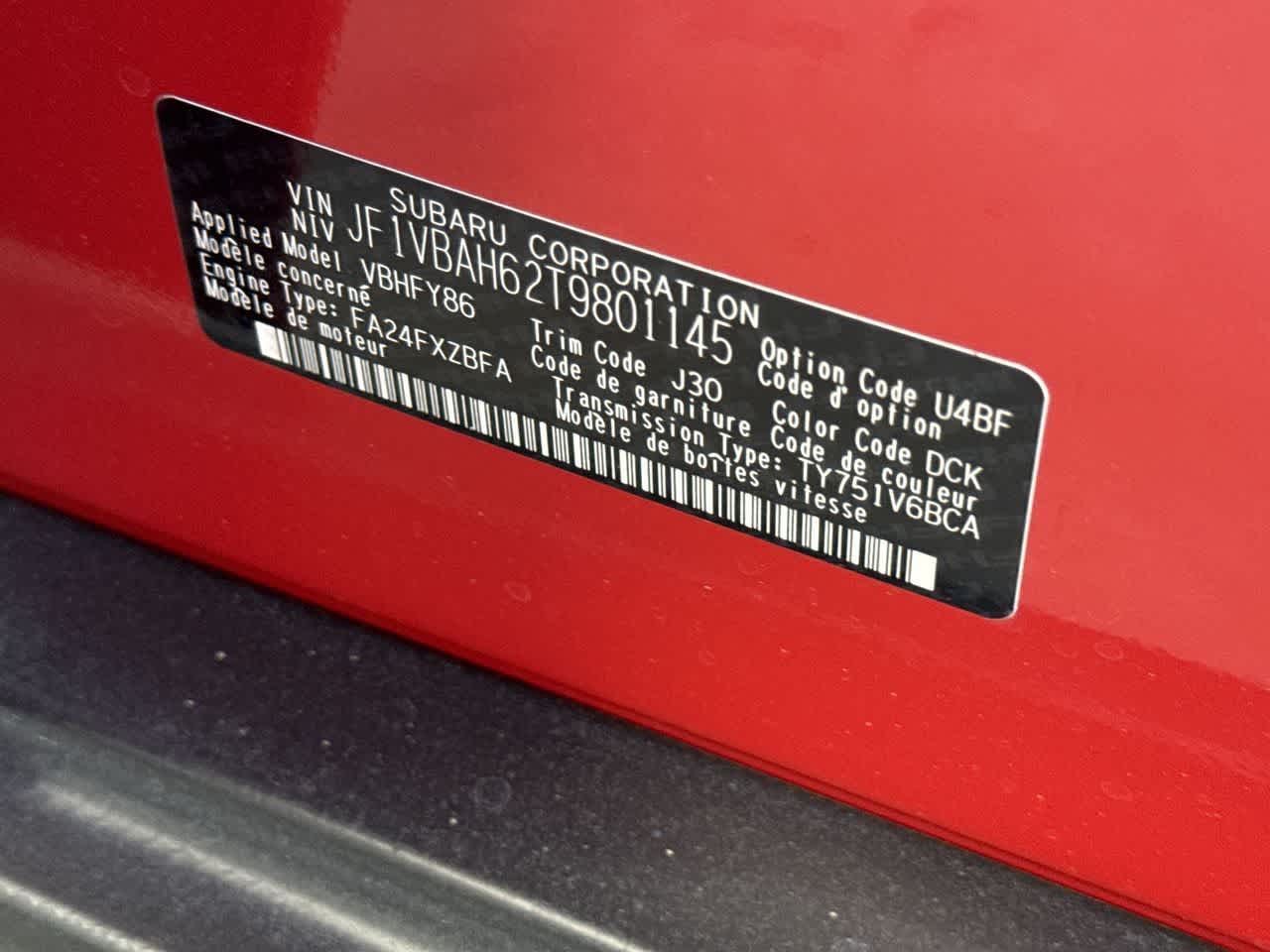 Thumbnail: 2026 Subaru WRX - 29