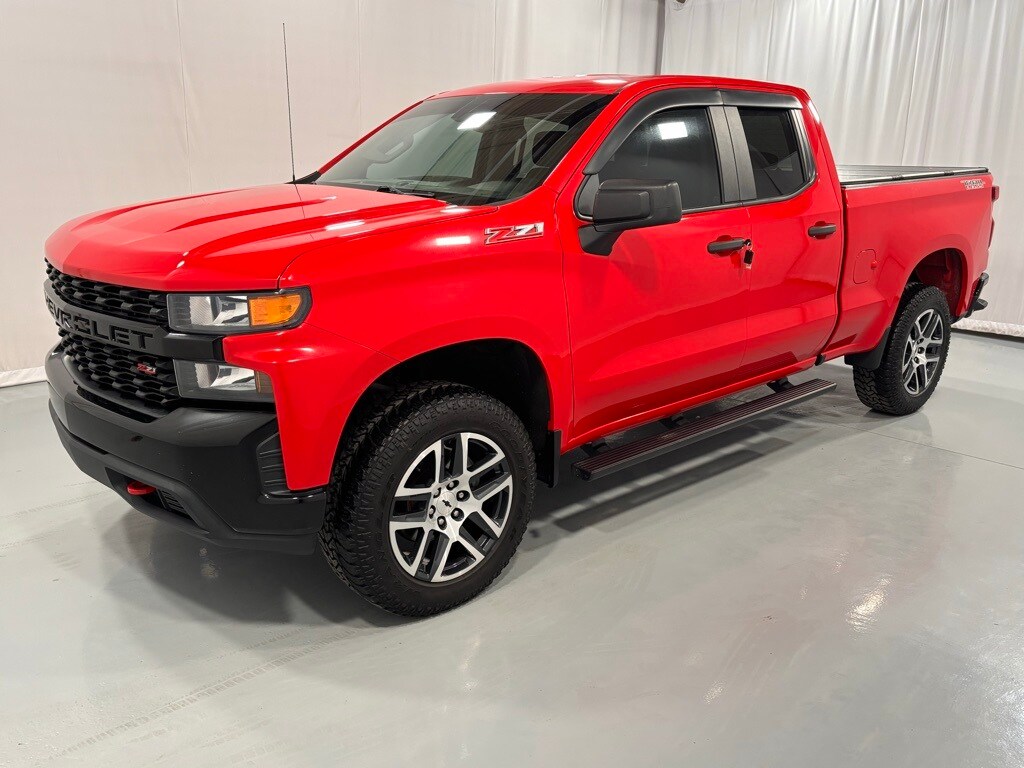 Used 2019 Chevrolet Silverado 1500 Custom Trail Boss Truck Double Cab