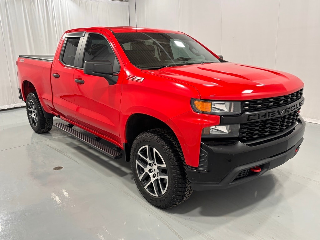 Used 2019 Chevrolet Silverado 1500 Custom Trail Boss Truck Double Cab