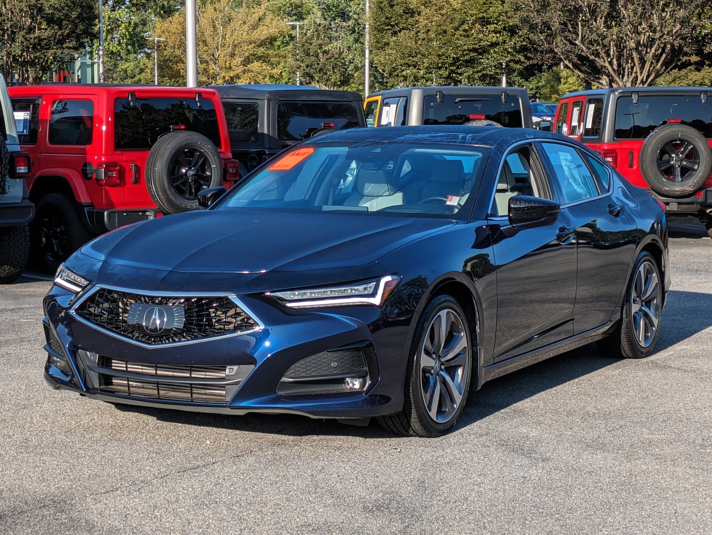 Used 2021 Acura TLX Advance Package with VIN 19UUB5F65MA006821 for sale in Cary, NC