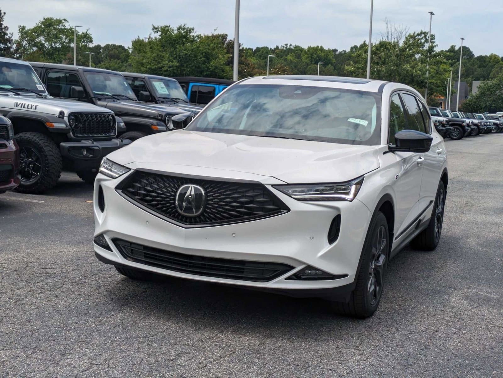 Certified 2024 Acura MDX A-Spec Package with VIN 5J8YE1H06RL031975 for sale in Cary, NC