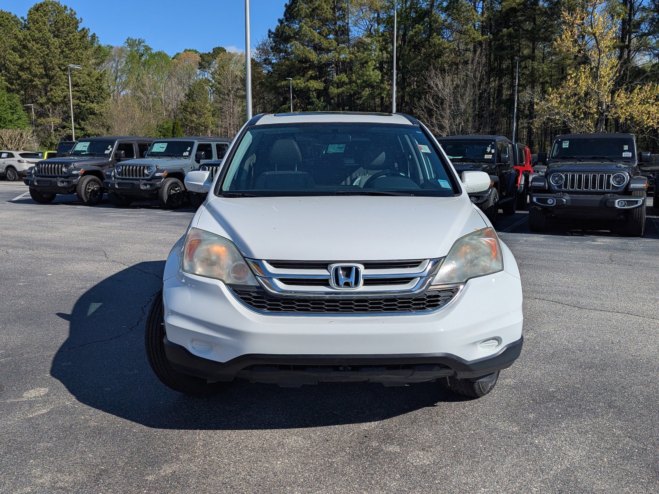 Used 2011 Honda CR-V EX-L with VIN 5J6RE3H7XBL028766 for sale in Apex, NC