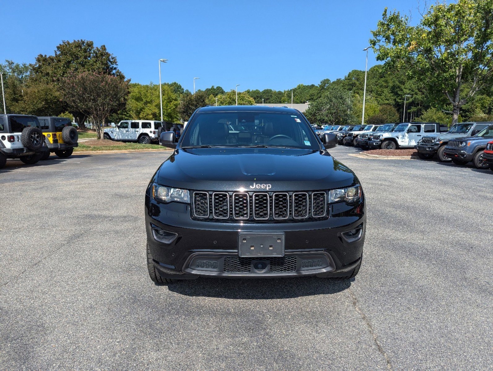 Certified 2021 Jeep Grand Cherokee 80th Edition with VIN 1C4RJEBG0MC783966 for sale in Cary, NC