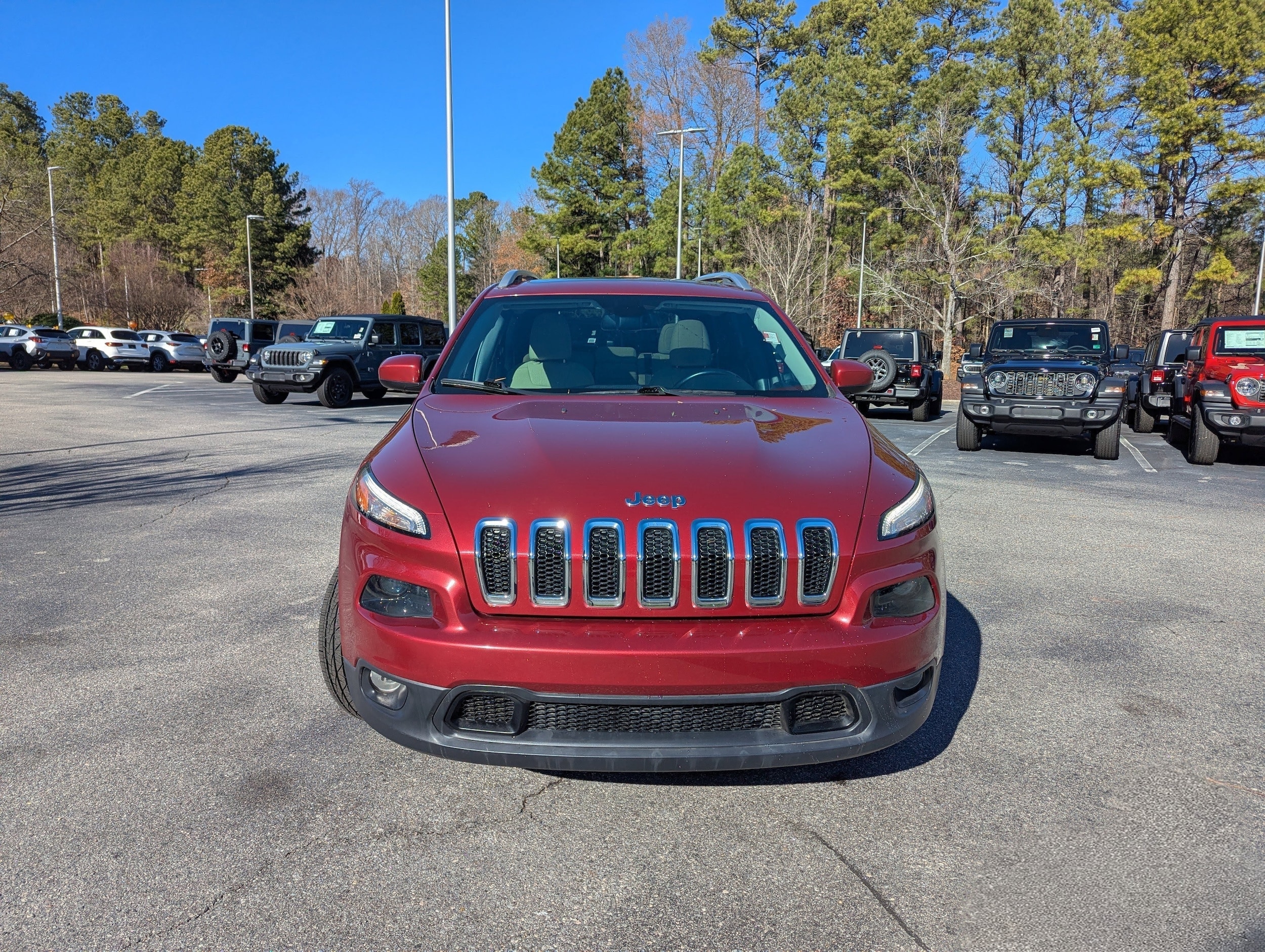 Used 2017 Jeep Cherokee Latitude with VIN 1C4PJLCB3HW642215 for sale in Apex, NC