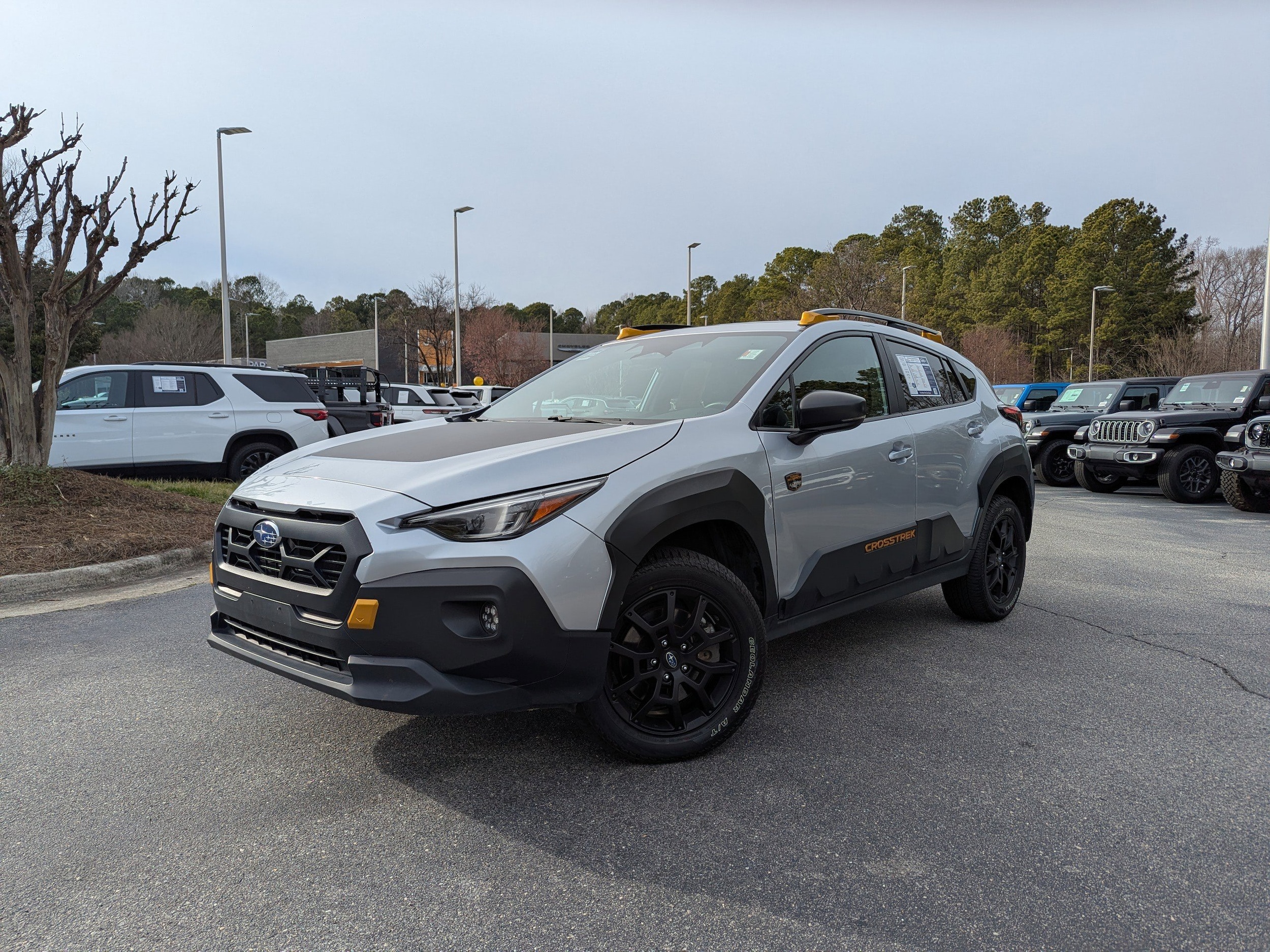 Ice Silver Metallic 2024 Subaru Crosstrek Wilderness AWD SUV / Crossover All-Wheel Drive Continuously Variable Transmission