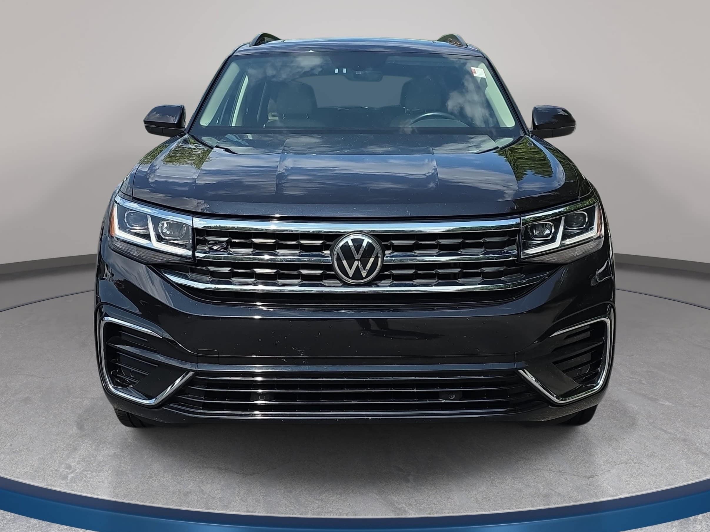 Used 2021 Volkswagen Atlas SE w/Tech R-Line with VIN 1V2PR2CA3MC548517 for sale in Apex, NC