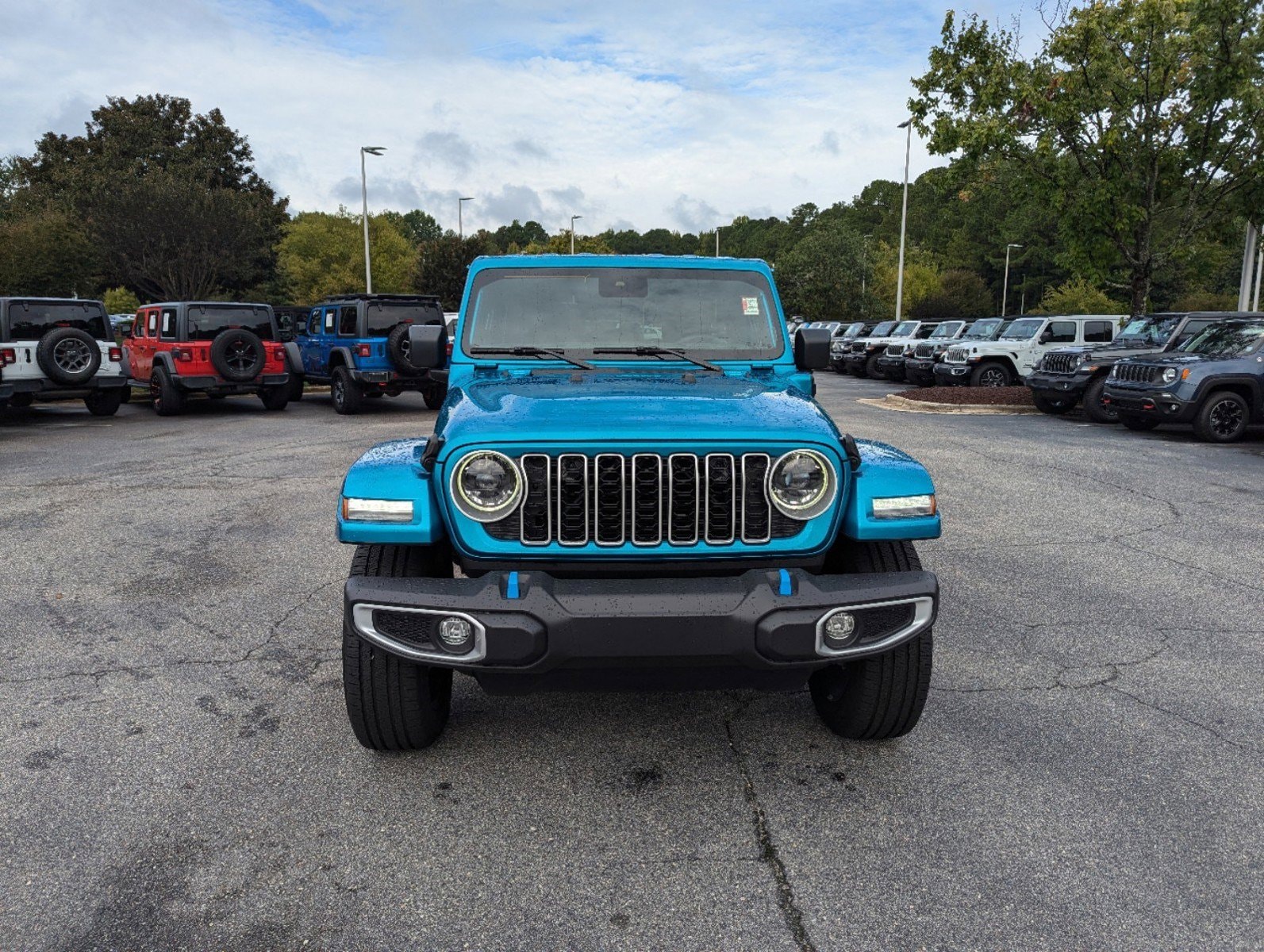 Used 2024 Jeep Wrangler 4xe Sahara 4XE with VIN 1C4RJXP60RW191615 for sale in Apex, NC