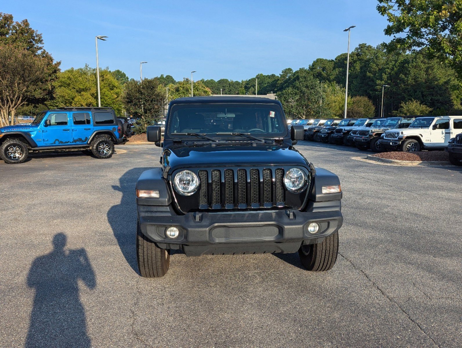 Certified 2020 Jeep Wrangler Unlimited Sport with VIN 1C4HJXDG8LW201548 for sale in Cary, NC